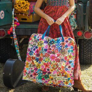 NATURAL LIFE: FLOWER POWER UNDER-BED TOTE